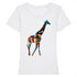 T-SHIRT BIO Femme Giraffe